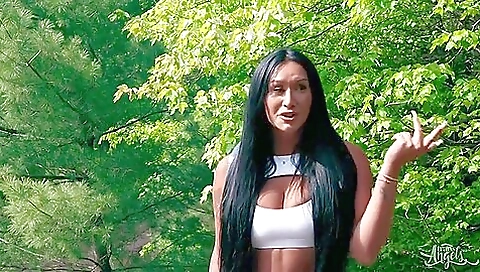 Big-titted girl with a big ass sucks and gets fucked