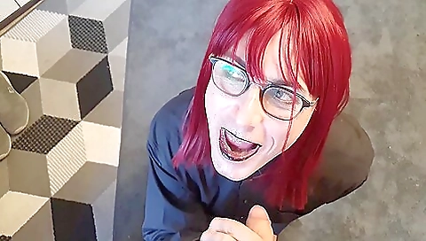 Red haired blonde with a sexy body is in a porn compilation