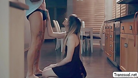 Hot brunette takes a hard look at her ass and then gets fucked