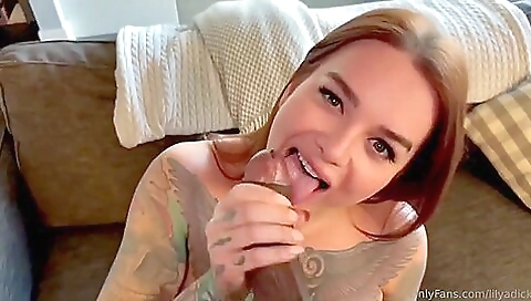 Shemale gets fucked in mouth and in the ass with a guy